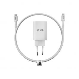 Двойно USB-C зарядно 35W от NEXT ONE с кабел