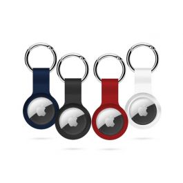 Epico AirTag Silicone 4 pack bundle - black, white, blue, red