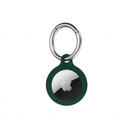 NEXT ONE AirTag Secure Silicone Key Clip Leaf Green