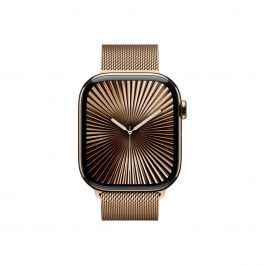 Каишка от Apple за Apple Watch 46mm Milanese Loop: Gold Milanese Loop - M/L