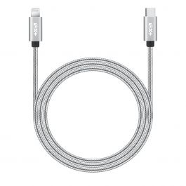 Метален кабел USB-C към LIGHTNING 1.2 M от NEXT ONE - сребрист