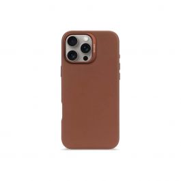 Кейс от Decoded - Backcover от еко кожа за iPhone 16 Pro Max кафяв