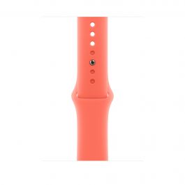 Apple Watch 46mm Sport Band: Tangerine Sport Band - M/L (SEASONAL)