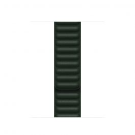 Каишка за Apple Watch от Apple - 41mm Sequoia Green Leather Link - M/L