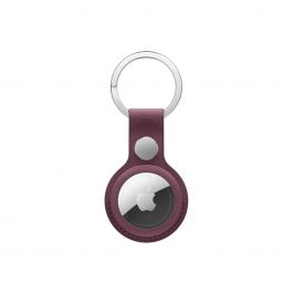 AirTag FineWoven Key Ring - Mulberry