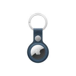 AirTag FineWoven Key Ring - Pacific Blue