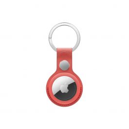 AirTag FineWoven Key Ring - Coral