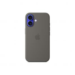 Кейс от Apple за iPhone 16 - Silicone Case съвместим с MagSafe - Stone Gray