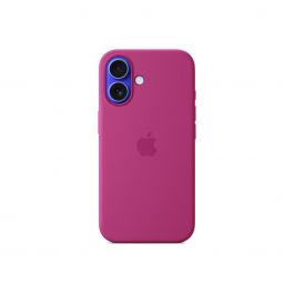 Кейс от Apple за iPhone 16 - Silicone Case съвместим с MagSafe - Fuchsia (Seasonal)