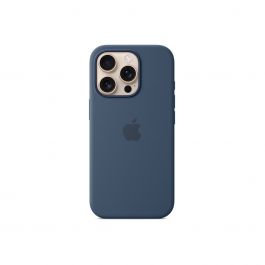 Кейс от Apple за iPhone 16 Pro - Silicone Case съвместим с MagSafe - Denim