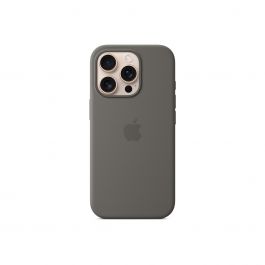 Кейс от Apple за iPhone 16 Pro - Silicone Case съвместим с MagSafe - Stone Gray