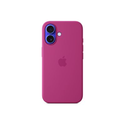 Кейс от Apple за iPhone 16 - Silicone Case съвместим с MagSafe - Fuchsia (Seasonal)